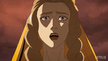 Shocked Persephone GIF - Shocked Persephone Blood Of Zeus GIFs