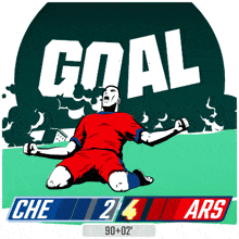 Chelsea F.C. (2) Vs. Arsenal F.C. (4) Second Half GIF