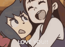 Little Witch Academia Love You GIF - Little Witch Academia Love You Cute GIFs