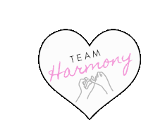Team Harmony Logo Sticker - Team Harmony Logo Pinky Promise Stickers