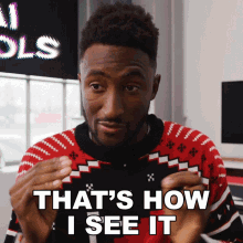 Thats How I See It Marques Brownlee GIF - Thats How I See It Marques Brownlee I See It That Way GIFs