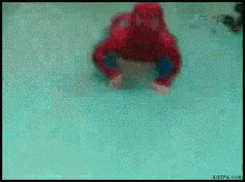 Like Father  GIF - Baby Spiderman Crawl GIFs