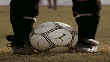 a soccer ball with a puma logo on the front