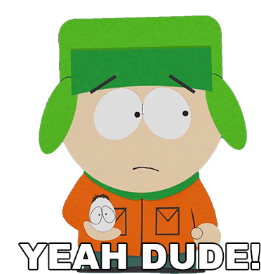 Yeah Dude Kyle Broflovski Sticker - Yeah Dude Kyle Broflovski South Park Stickers
