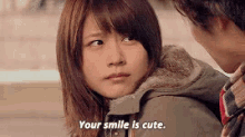 Your Smile Is Cute - Kasumi Arimura GIF