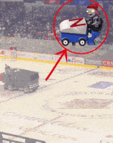 a picture of a cartoon character driving a vehicle with the letter z on it
