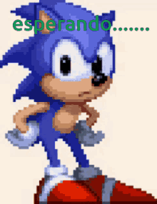 Sonic Waiting GIF - Sonic Waiting What Time Is It GIFs