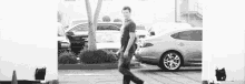 Cory Monteith Walking GIF - Cory Monteith Walking Smile GIFs