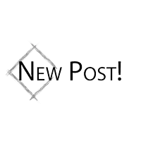 a drawing of a square with the words new post written inside of it