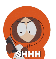 shhh kenny mccormick south park season21ep03holiday special silent