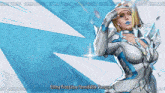 emma frost is a formidable vanguard in a video game advertisement