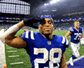 Jonathan Taylor Salute GIF - Jonathan Taylor Salute Indianapolis Colts GIFs