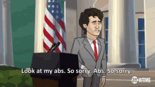 Abs Justin Trudeau GIF - Abs Justin Trudeau Our Cartoon President GIFs