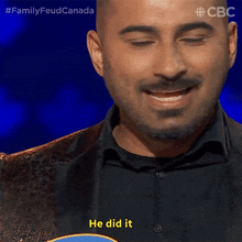 He Did It Family Feud Canada GIF - He Did It Family Feud Canada It Was Done By Him GIFs