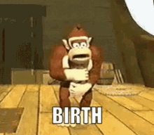 Donkey Kong Birth GIF - Donkey Kong Birth Birthday GIFs