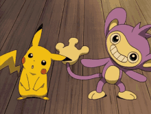 Aipom Pikachu GIF - Aipom Pikachu Pokemon GIFs