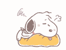 tired snoopy