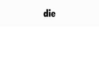 a picture of a snake with the word die above it