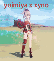 Yoimiya Loves Xyno Xyno Loves Yoimiya GIF - Yoimiya Loves Xyno Xyno Loves Yoimiya Yoimiya Genshin GIFs