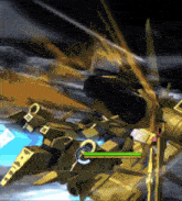 a video game is being played where a robot is being attacked by another robot
