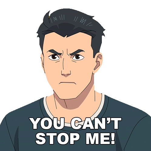 You Can'T Stop Me Mark Grayson Sticker - You Can'T Stop Me Mark Grayson Invincible Stickers