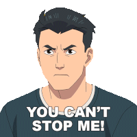You Can'T Stop Me Mark Grayson Sticker - You Can'T Stop Me Mark Grayson Invincible Stickers