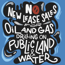 No New Lease Sales For Oil And Gas Drilling On Public Land And Water GIF - No New Lease Sales For Oil And Gas Drilling On Public Land And Water Bold Action GIFs