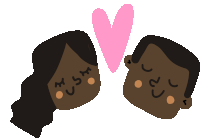 Love Couple Sticker - Love Couple Maribricenod Stickers