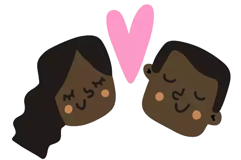 Love Couple Sticker - Love Couple Maribricenod Stickers