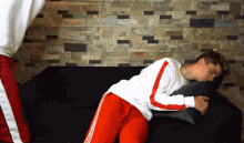 Sleeping Ouch GIF - Sleeping Ouch Pillow Fight GIFs
