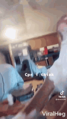 Cpr I Think Viralhog GIF - Cpr I Think Viralhog Dog Trying To Save Me GIFs