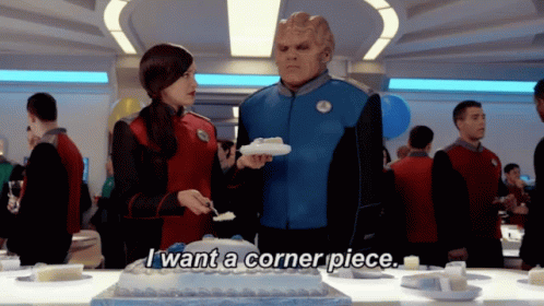 I want a corner slice-bortus