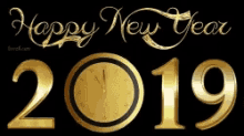 2019 Happy New Year GIF - 2019 Happy New Year Blessed New Year GIFs
