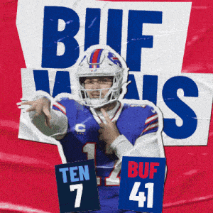 Buffalo Bills (41) Vs. Tennessee Titans (7) Post Game GIF - Nfl