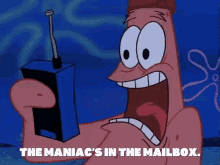 Patrick The Maniacs In Mail Box GIF - Patrick The Maniacs In Mail Box GIFs