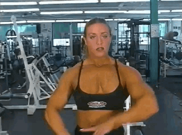 Female Bodybuilders Muscular Woman GIF - Female Bodybuilders Muscular Woman  - Discover & Share GIFs