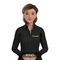a cartoon woman is wearing a black shirt with simax on it