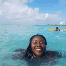 caribbean woman beautiful ocean beach