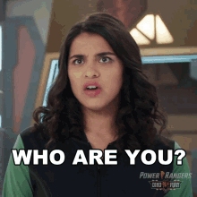 Who Are You Izzy Garcia GIF - Who Are You Izzy Garcia Power Rangers Dino Fury GIFs