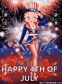 Betty Boop Fireworks GIF - Betty Boop Fireworks Sparkle GIFs