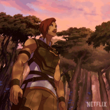 Look At The Sky Teela GIF - Look At The Sky Teela Masters Of The Universe Revelation GIFs