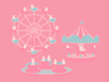 Amusement Park Fun GIF - Amusement Park Fun Pink GIFs