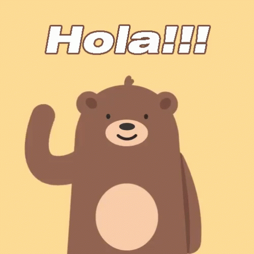 Hola GIF - Hola Bear - Discover & Share GIFs