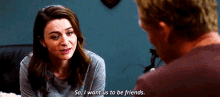 Greys Anatomy Amelia Shepherd GIF - Greys Anatomy Amelia Shepherd So I Want Us To Be Friends GIFs