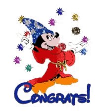Congratulations Mickey GIF - Congratulations Mickey Congrats GIFs