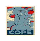 Cope Cope Cube Sticker - Cope Cope Cube Wojape Cube Stickers