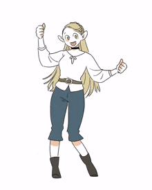 Delicious In Dungeon Marcille GIF