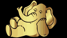 Golden Elephant GIF - Golden Elephant GIFs