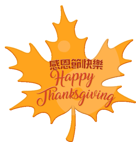 感恩節快樂 Happy Thanksgiving Sticker - 感恩節快樂 Happy Thanksgiving Thanksgiving Kung Fu Stickers