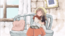 a drawing of a woman holding a small child